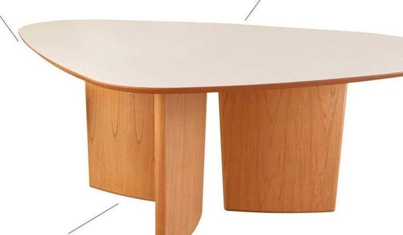 Mesa Manacá Orgânica com Vidro