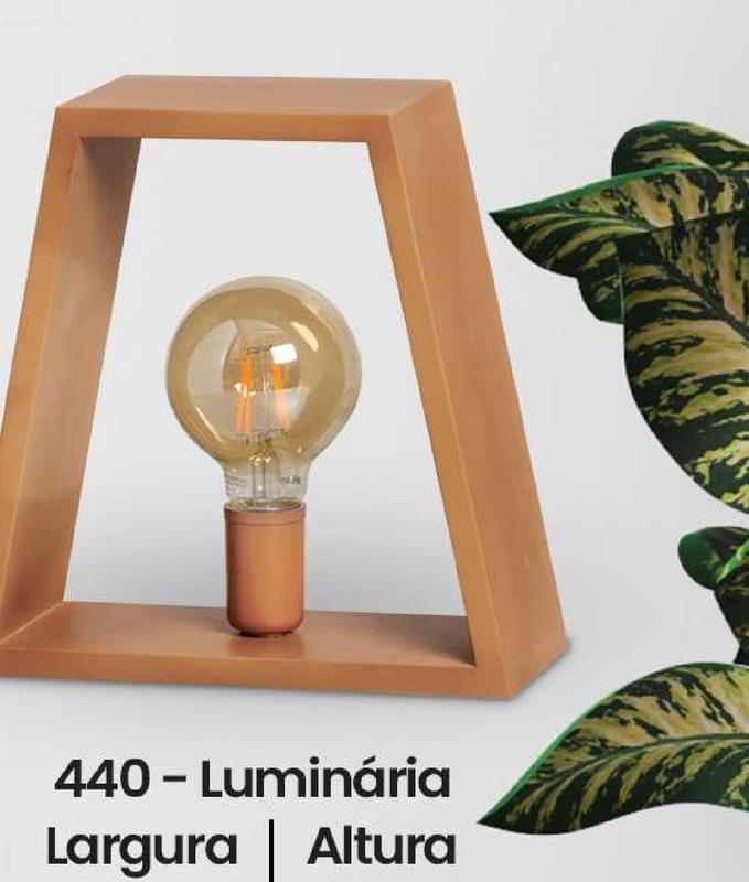 Luminária de Mesa Trapézio