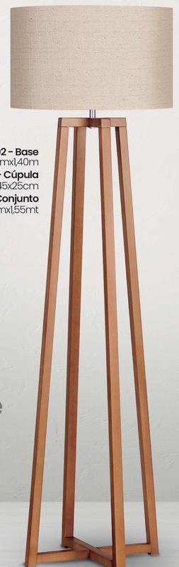 Luminária de Piso Tripé
