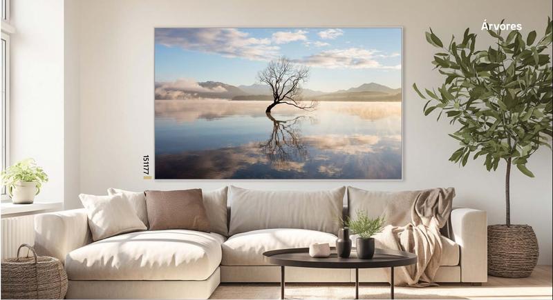 Quadro Árvore no Lago